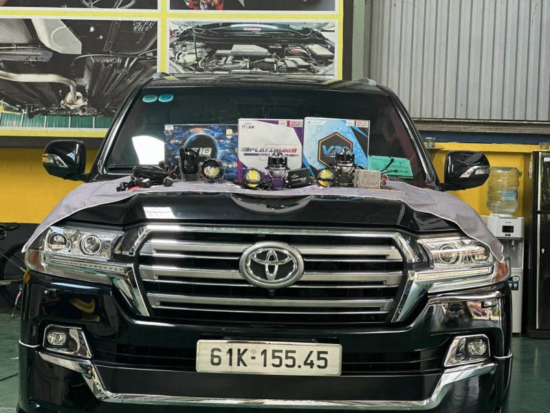 Độ đèn nâng cấp ánh sáng NÂNG CẤP ÁNH SÁNG TOYOTA LAND CRUISER